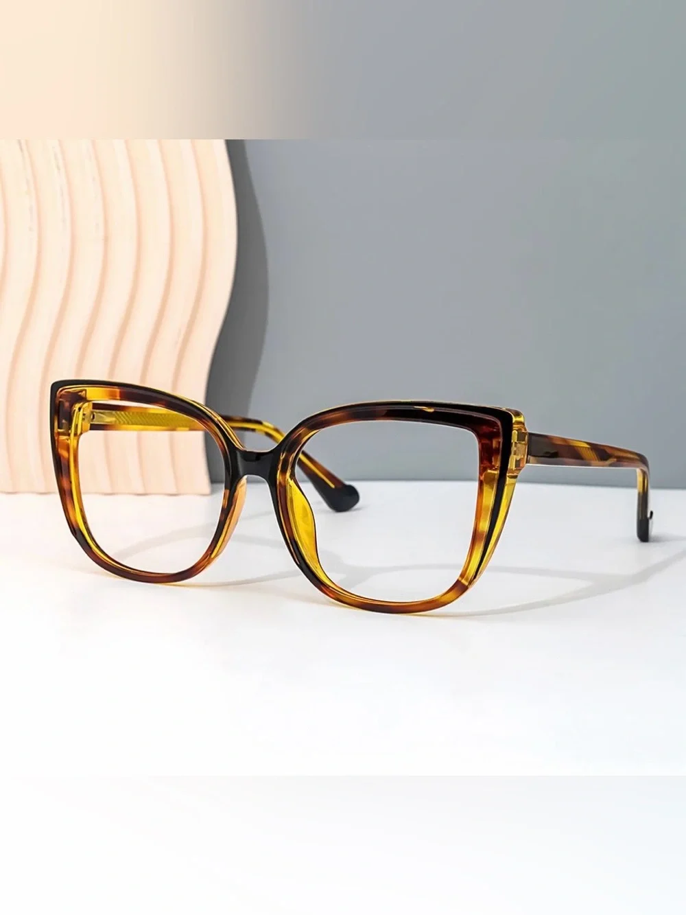Women’s Tortoiseshell Square Eyeglass Frames - Unbranded
